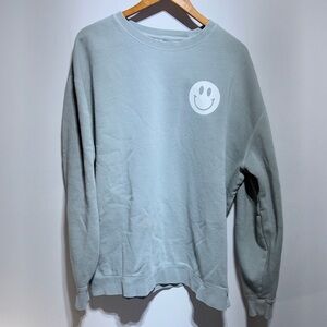 Independent trading Co gray happy face find the happy sweatshirt 2XL